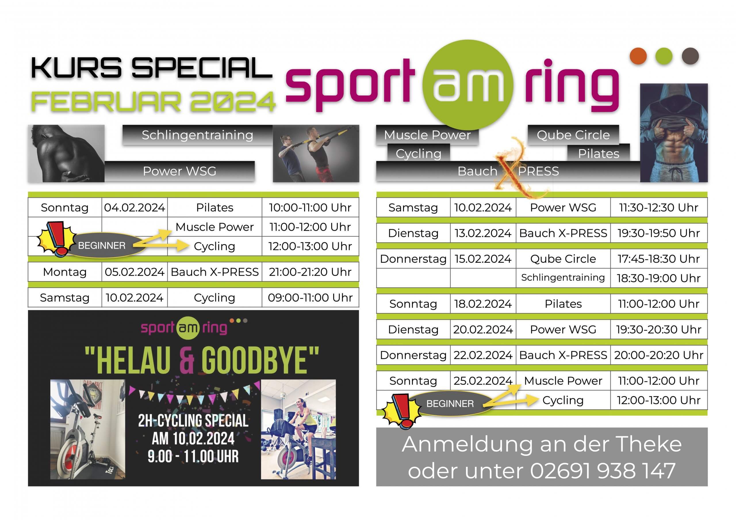 Sport am Ring Kurs Special Februar 2024
