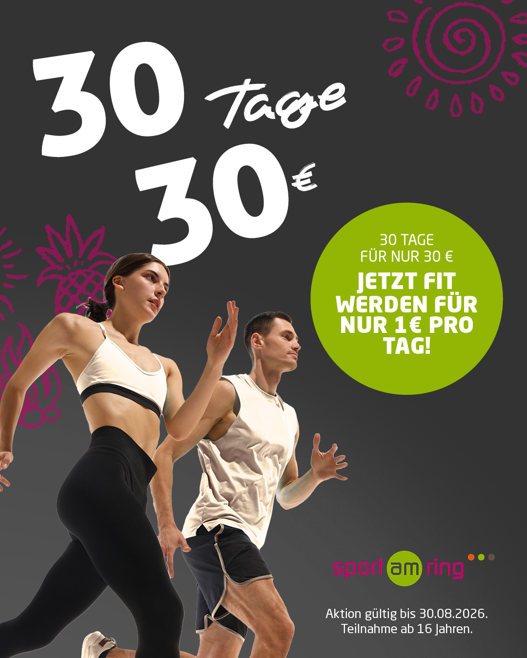 Sport am Ring - 30 Tage 30 Euro